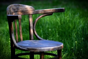 Técnica decapé para restaurar la silla
