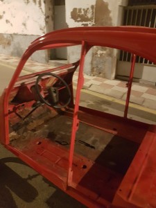 Arenado de coches antiguos en Galvañ Lacados