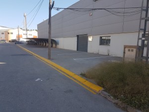 pintura vial en el polígono industrial de castalla de galvañ lacados
