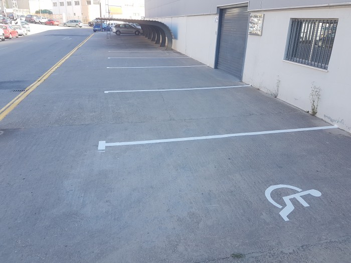 Pintura Vial en el Polígono Industrial de Castalla