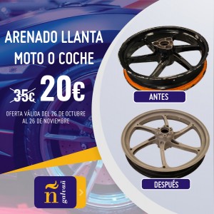 oferta arenado llantas de Galvañ Lacados