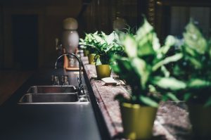 Cocinas en negro para decoración del hogar