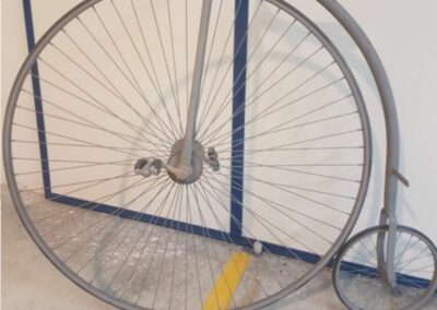 Arenado de bicicleta para su restauración