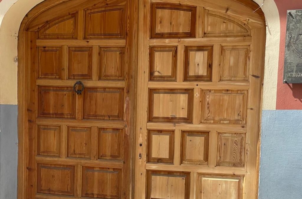 Restauración de portón de entrada de los moros mudéjares de Castalla (Alicante)